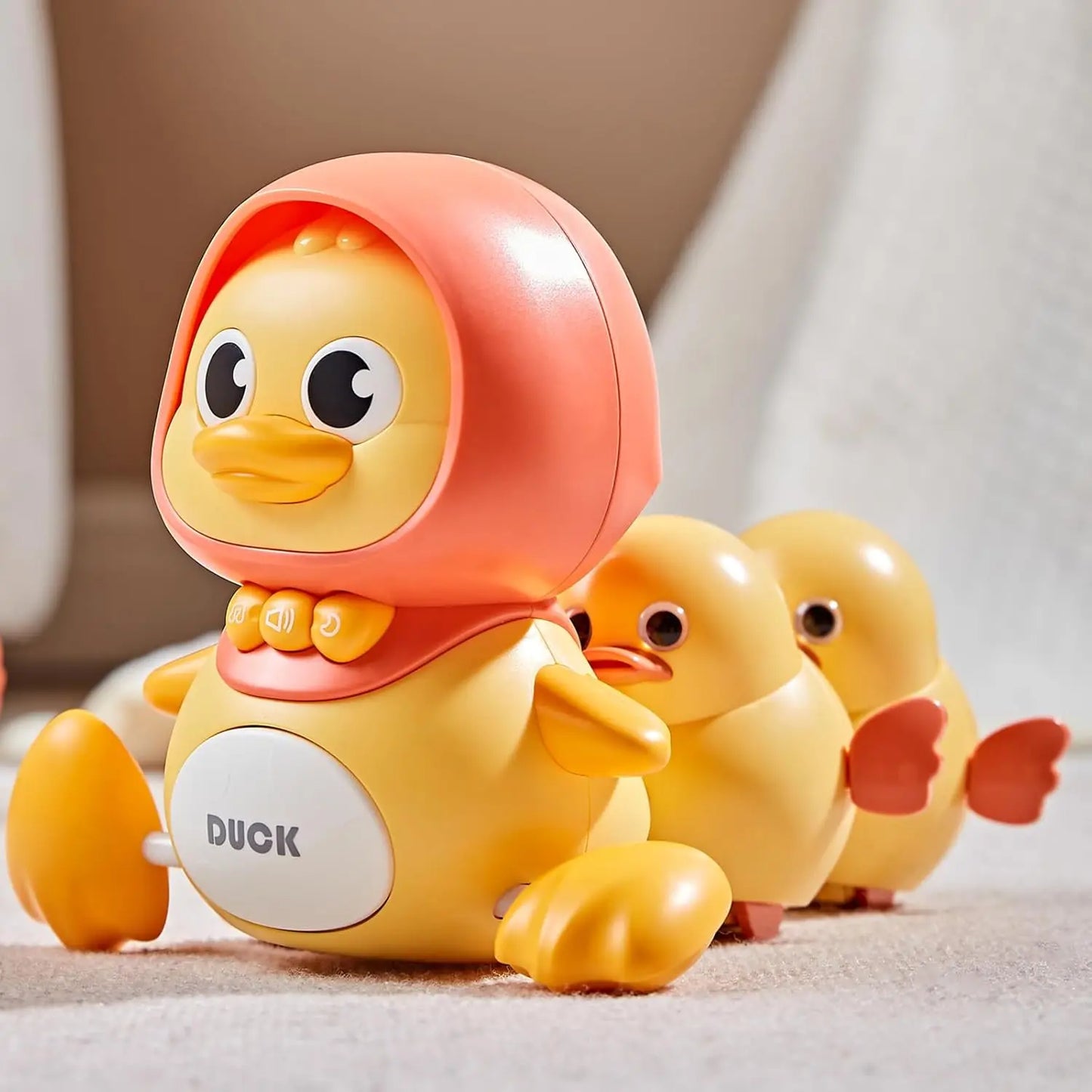 Musical Crawling Duck Toy