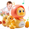 Musical Crawling Duck Toy