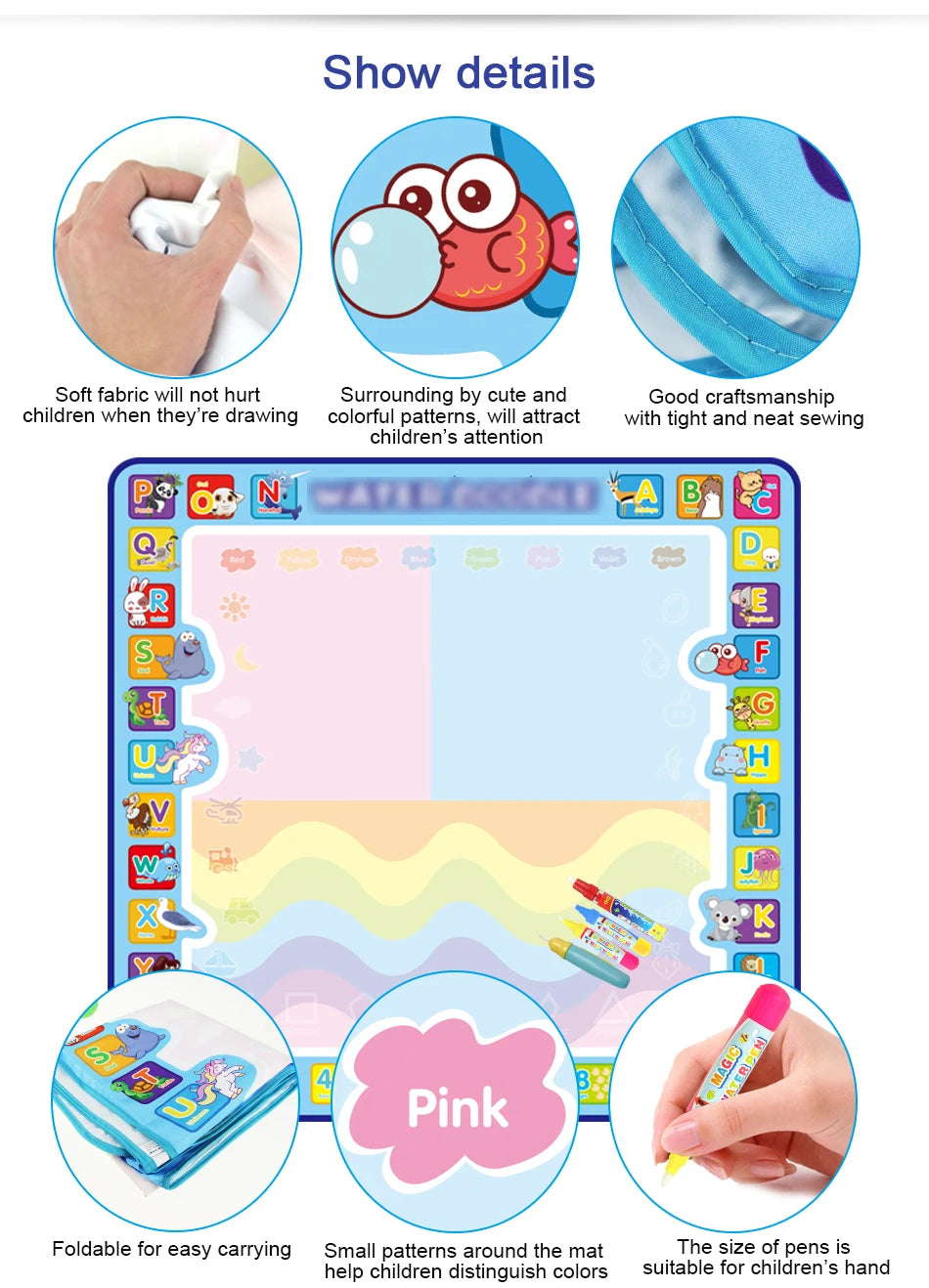 Cool play Magic Water Drawing Mat