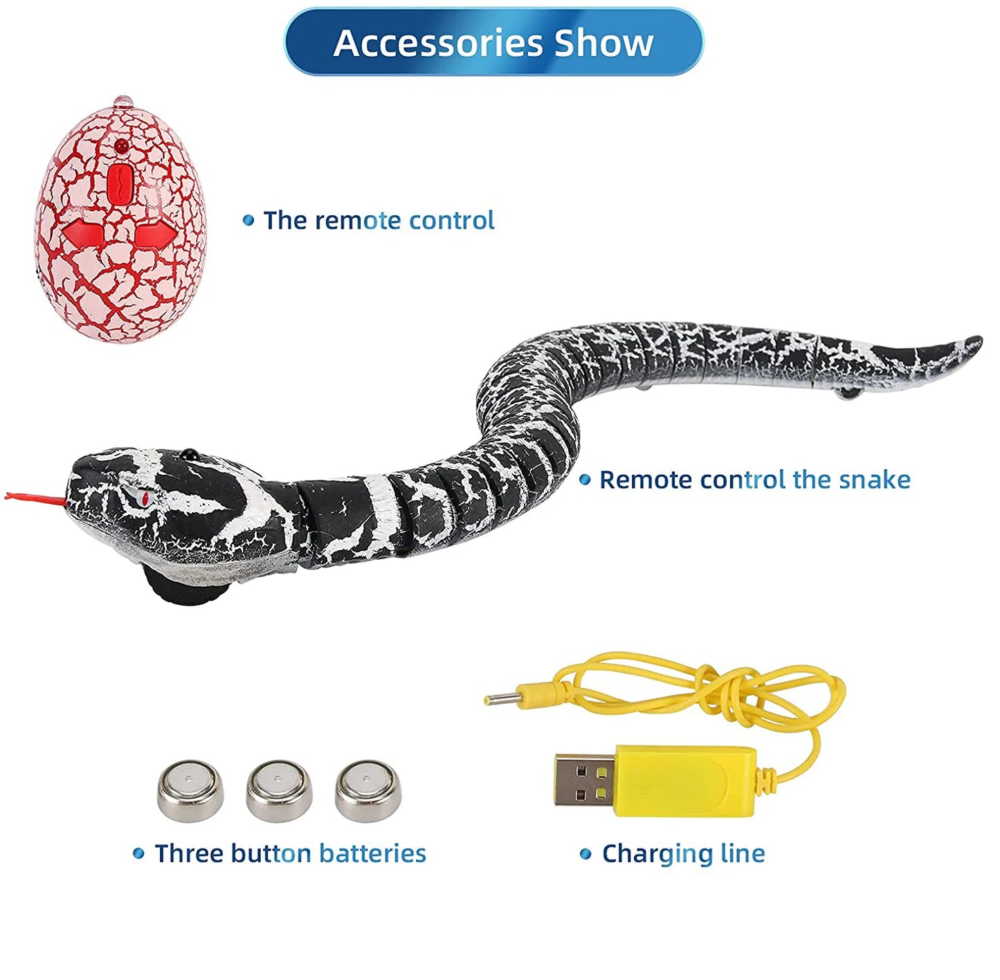 Realistic Remote Control Snake RC Animal