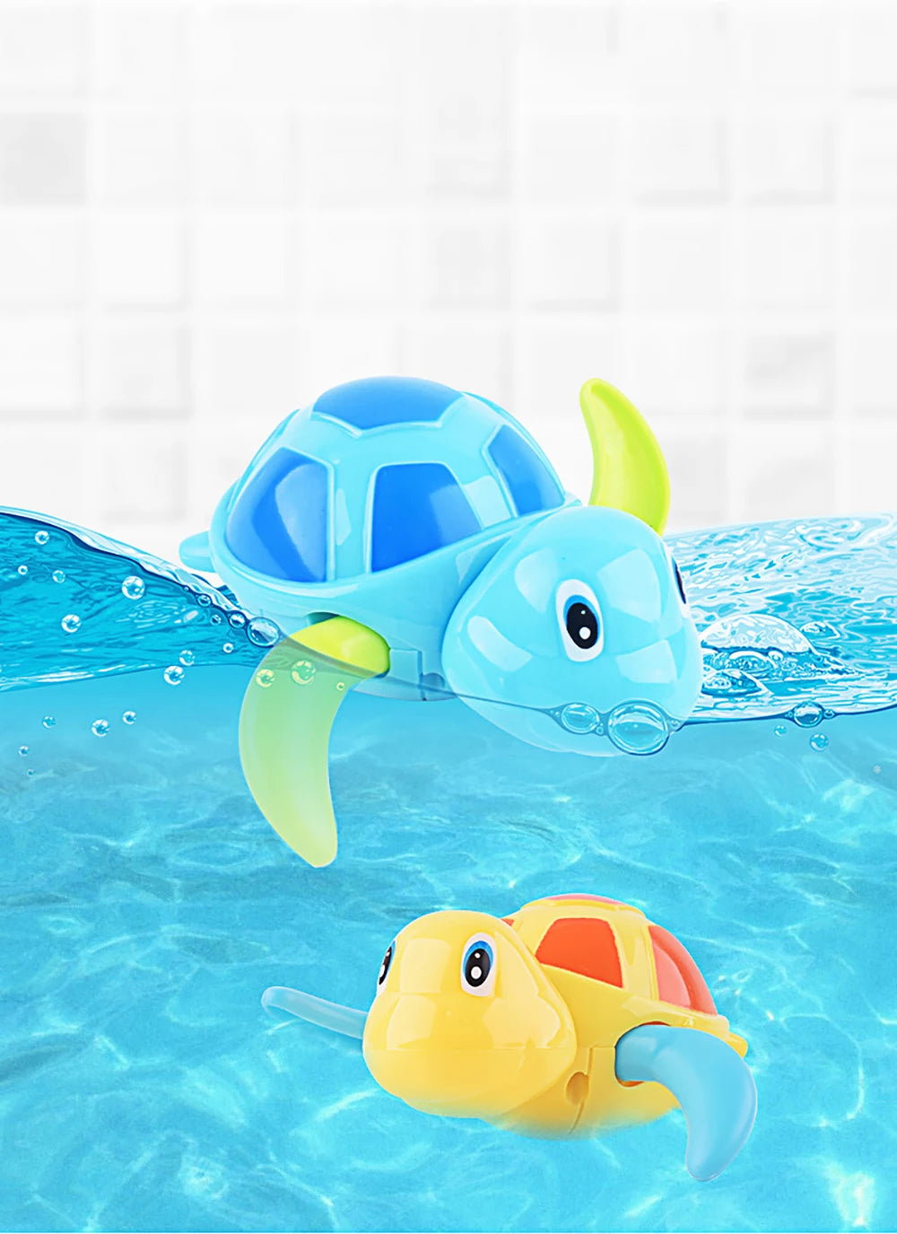 Clockwork Turtle Bath Toy