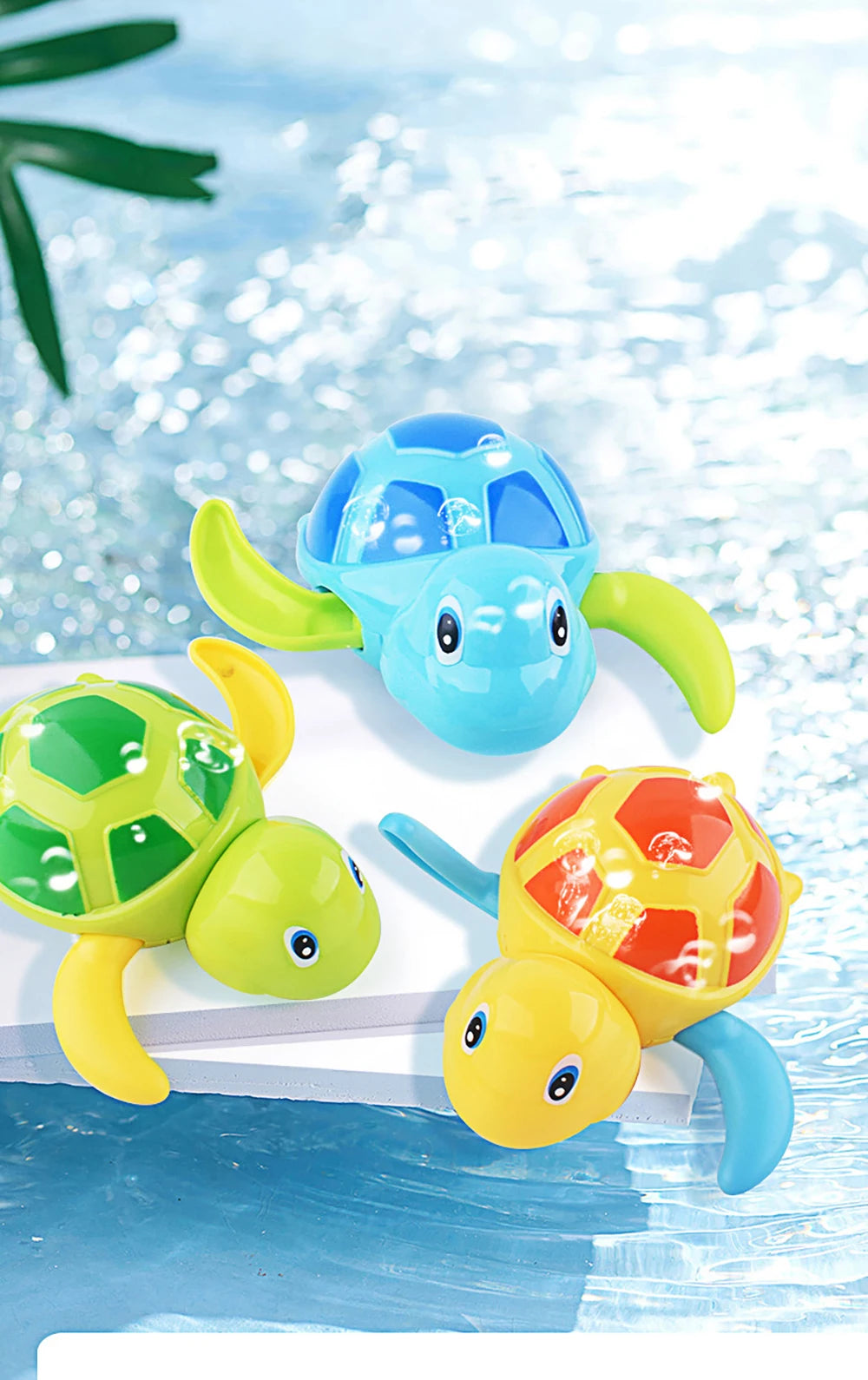 Clockwork Turtle Bath Toy