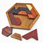 Hexagonal Wooden IQ Puzzle