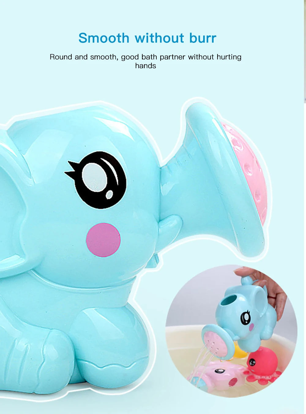 Kids Elephant Watering Pot Bath Toy