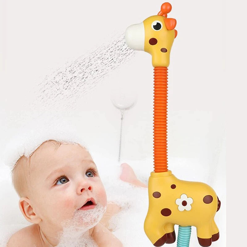 Giraffe Electric Spray Water Squirt Sprinkler Baby Bath Toys