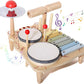 Wooden Xylophone Drum Set