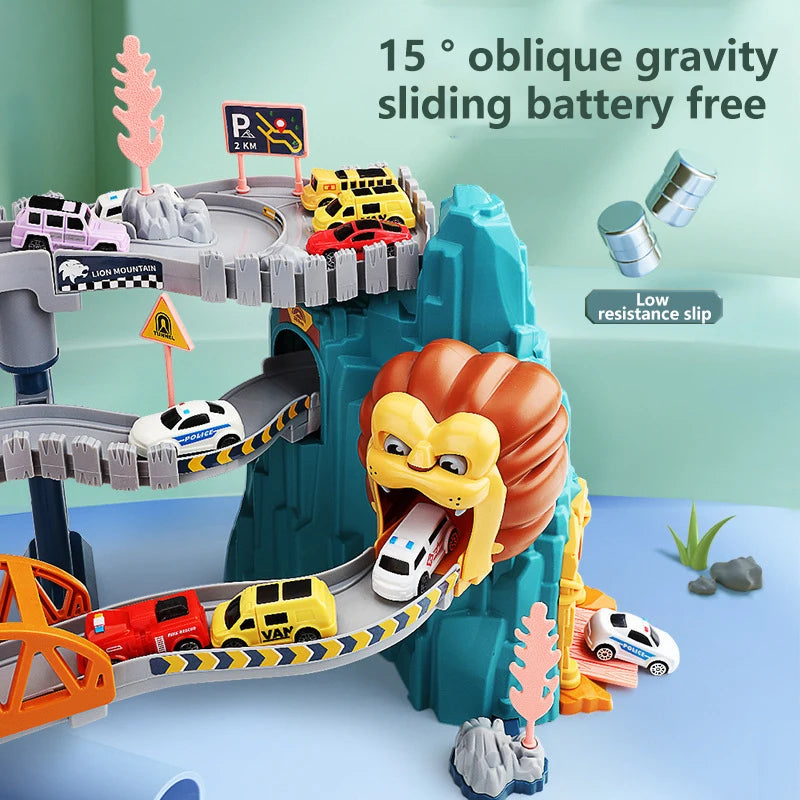 Lion Theme Car Track