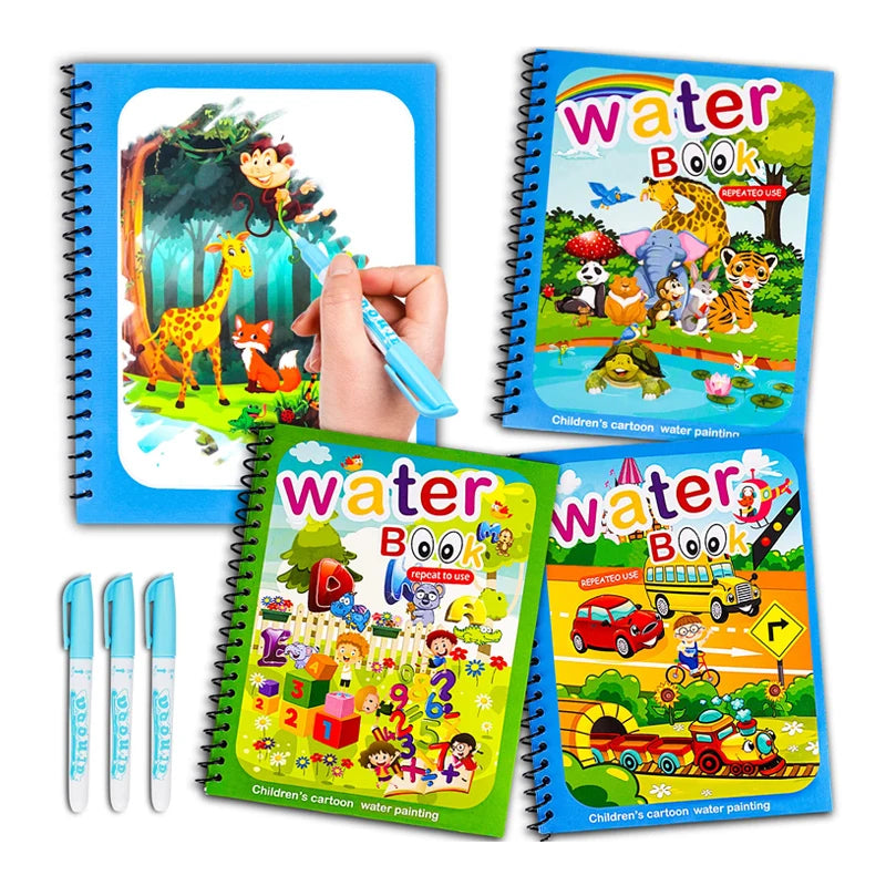 Montessori Water Drawing Book for Kids