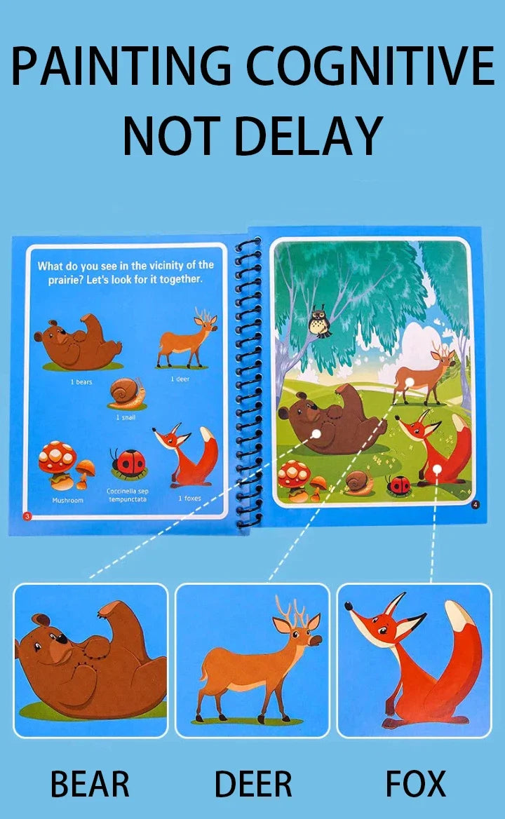 Magic Water Drawing Book