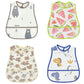 Cartoon Pattern EVA Waterproof Baby Bibs