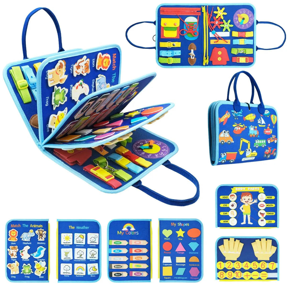 Toddler Travel Busy Board