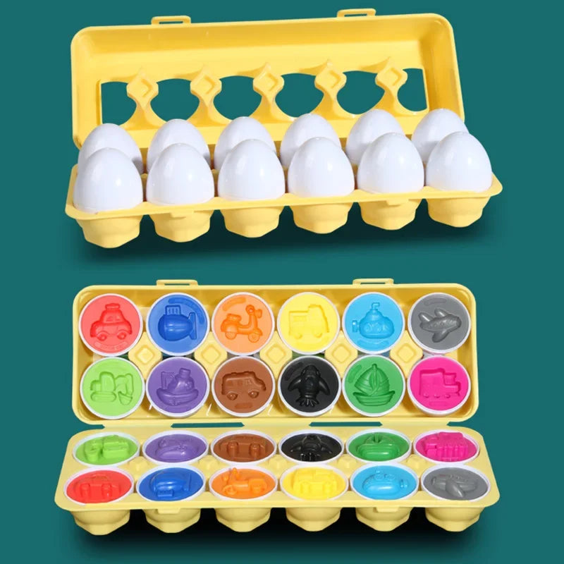 Eggs Screws 3D Puzzle Montessori Learning Toy