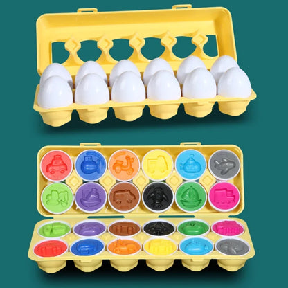 Eggs Screws 3D Puzzle Montessori Learning Toy