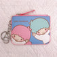 Sanrio Kawaii Leather Card Holder Coin Wallet Key Chain Pendant