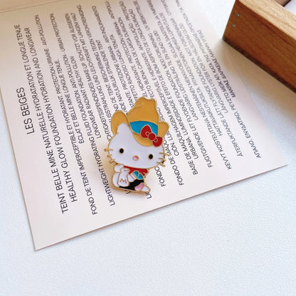 Anime Kitty Cat Enamel Brooch