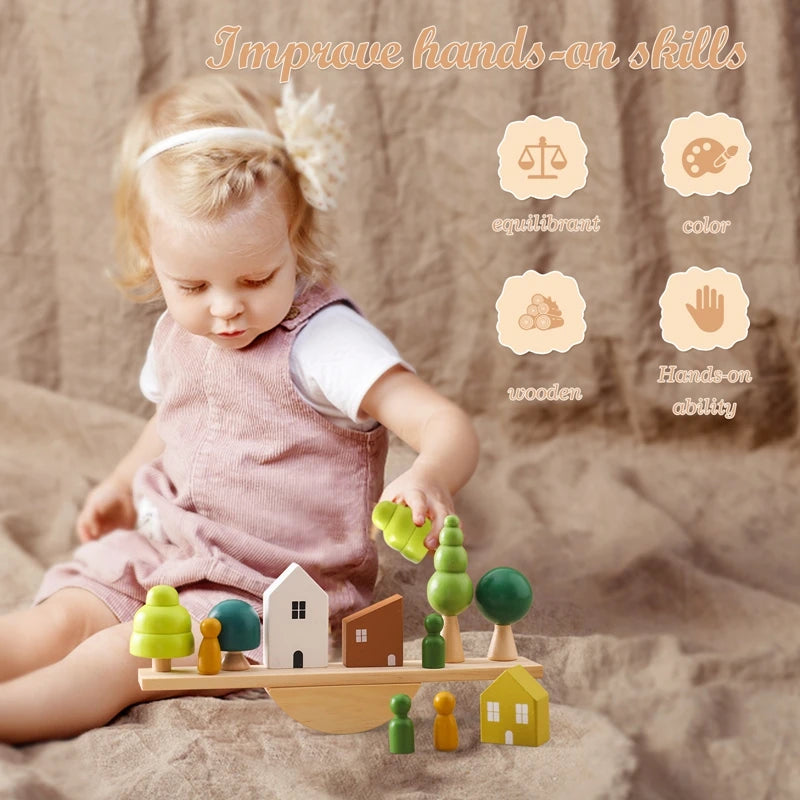 Montessori Forest Stacking Toys