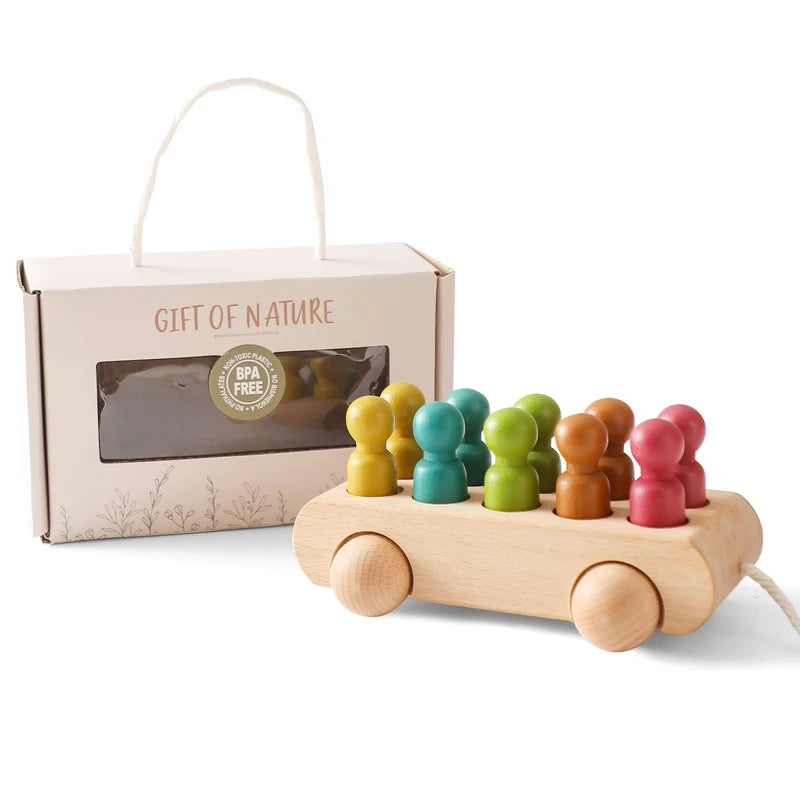 Wooden Train Birthday Toy