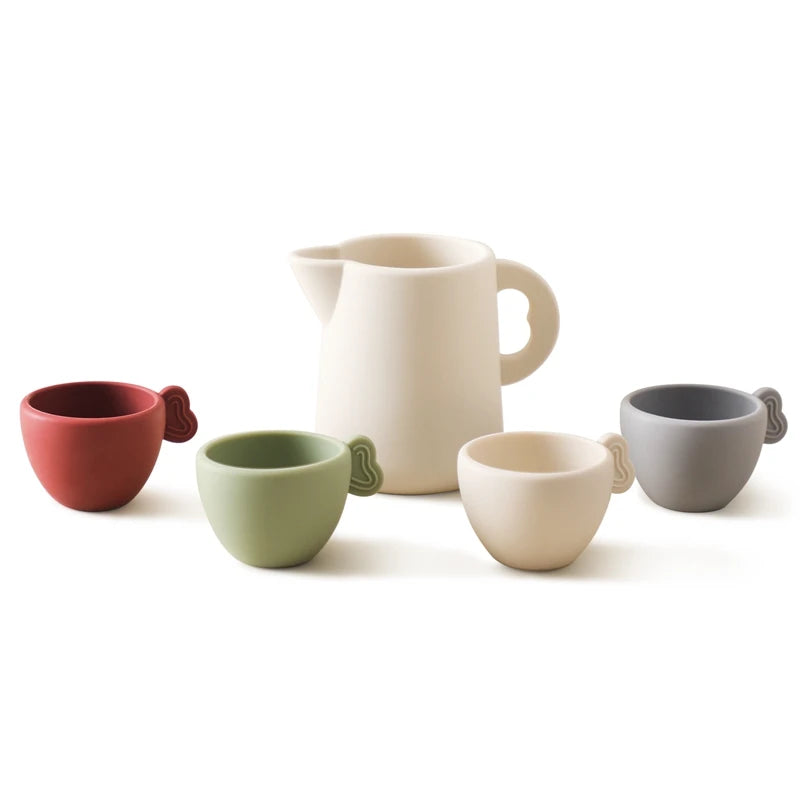 Wooden Children Montessori Toy Teapot Teacup