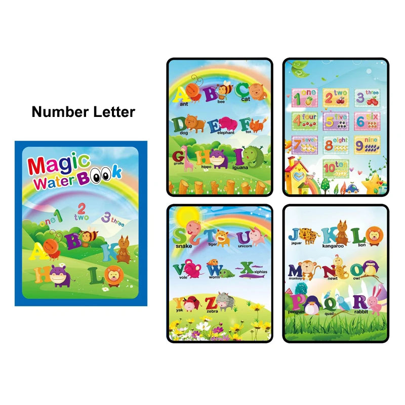 Montessori Water Drawing Book for Kids