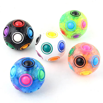 Magic Rainbow Puzzle Ball Speed Cube Ball