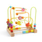 Montessori Wooden Roller Coaster Bead Maze Abacus