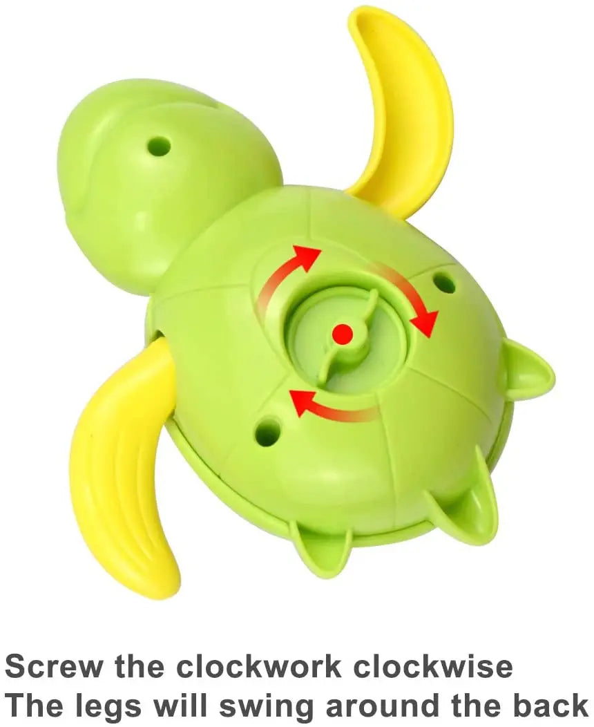 Clockwork Turtle Bath Toy