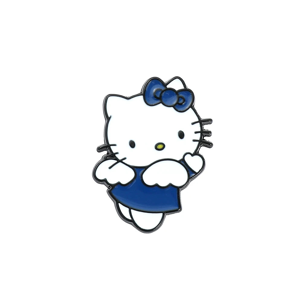 Anime Kitty Cat Enamel Brooch