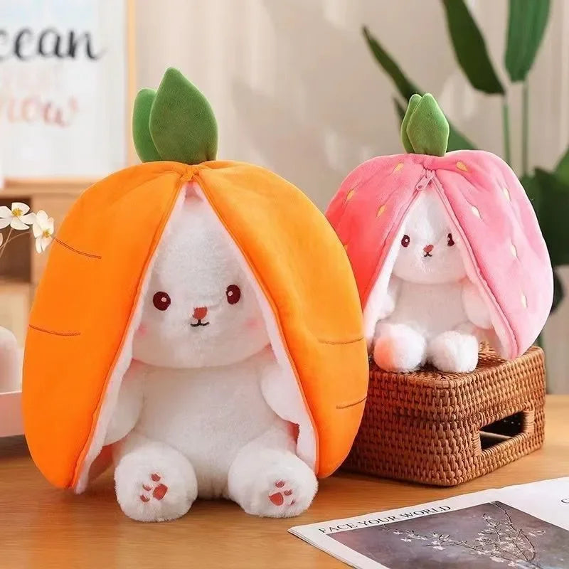 Strawberry Carrot Rabbit Plush