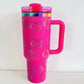 Hello Kitty 40oz Stainless Steel Travel Mug with Handle and Straw Lid