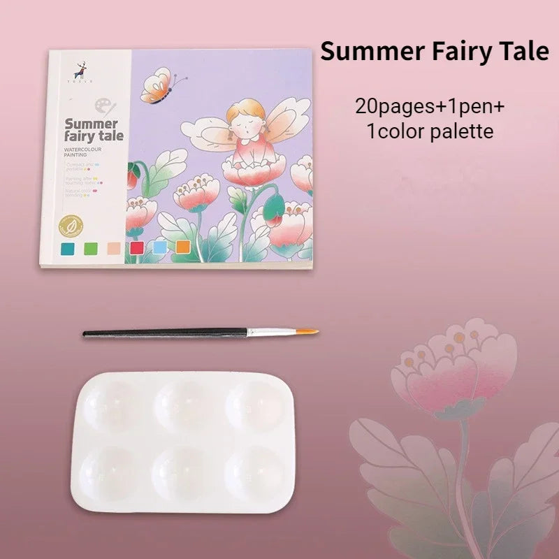 Creative Watercolor Painting Book for Kids