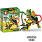 Prehistoric dinosaur-themed building block set