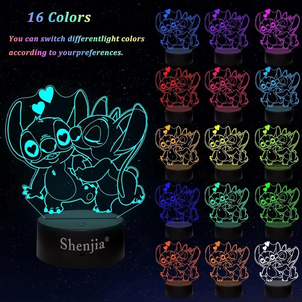 Disney Stitch 3D Night Light