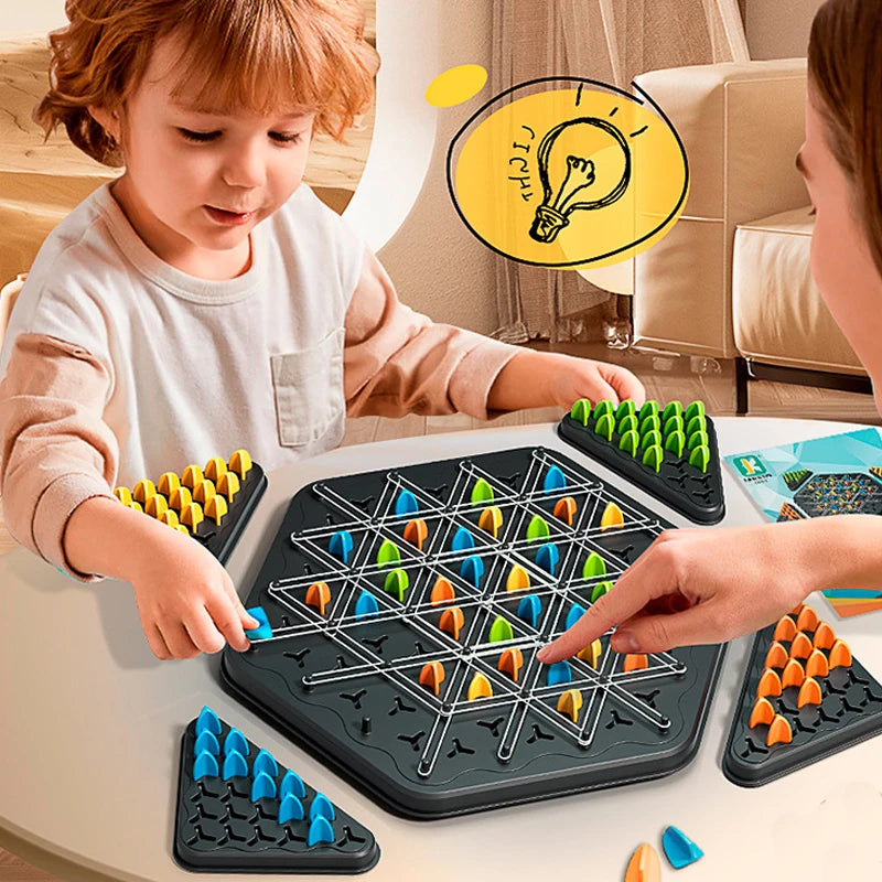 Triggle Chain Triangle Chess Game