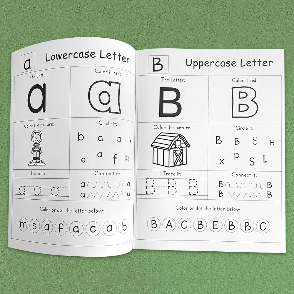 Letters A-Z Alphabet Phonics Practice Workbook