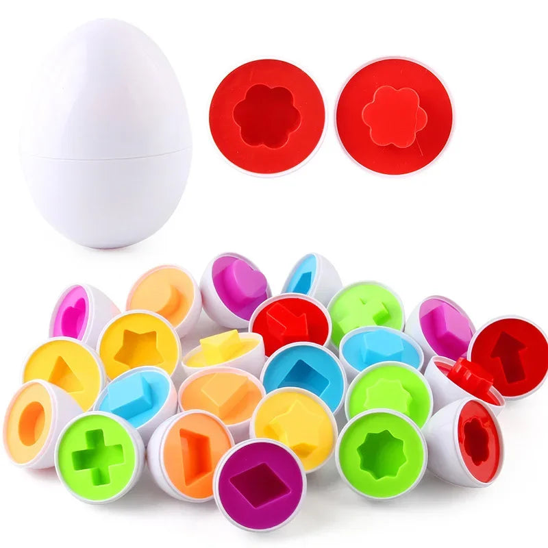 Eggs Screws 3D Puzzle Montessori Learning Toy