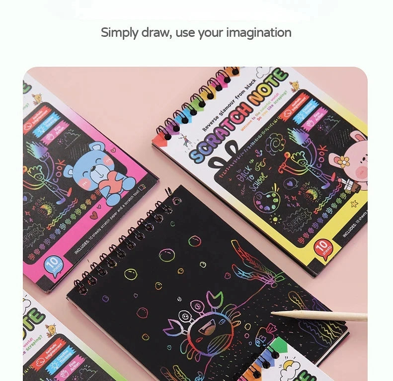 Rainbow Magic Scratch Off Paper Set