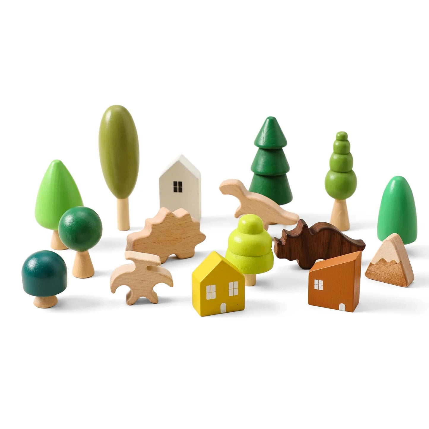 Wooden Forest Building Blocks