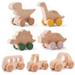 Wooden Dinosaur Car Teether