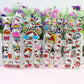 12pcs Hello Kitty 3D Bubble Stickers