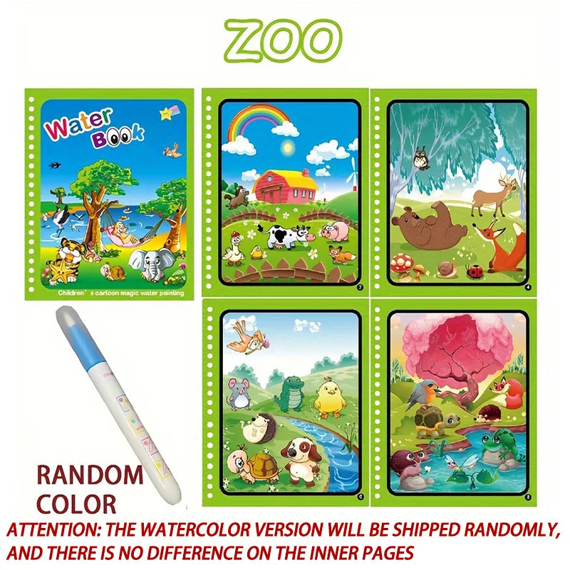 Magical Book Water Drawing Montessori Toys