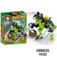 Prehistoric dinosaur-themed building block set