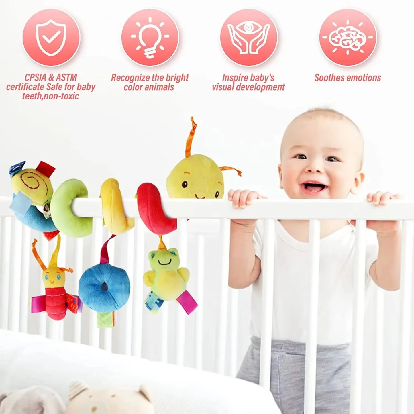 Baby Crib Hanging Rattles