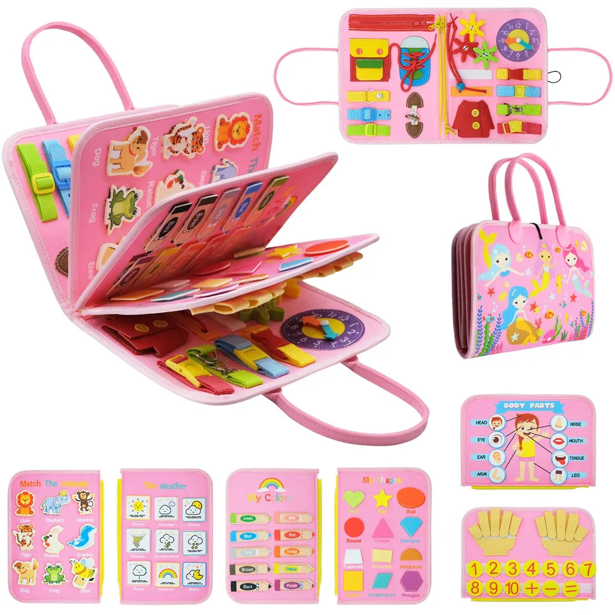 Toddler Travel Busy Board