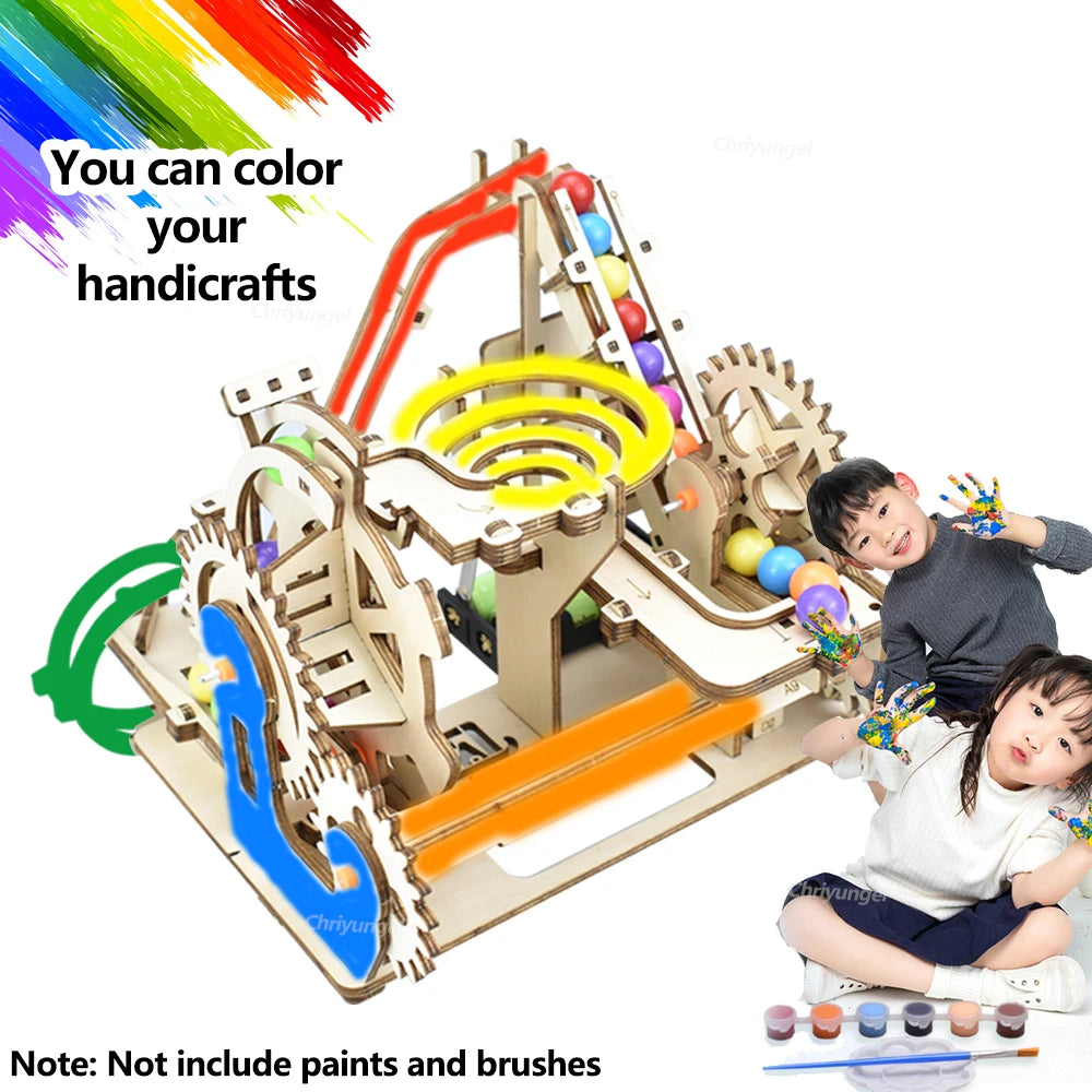 Electric Marble Run Roller Coaster