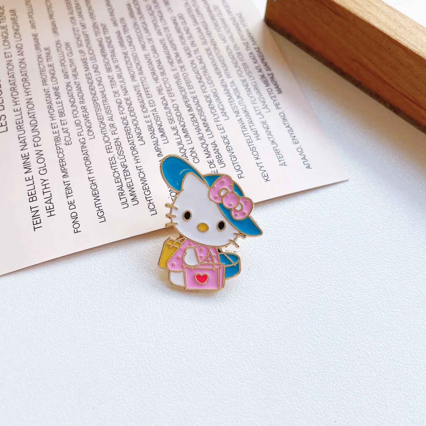 Anime Kitty Cat Enamel Brooch