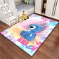 Stitch Cartoon Carpet Rug for Living Room Bedroom Decoration Picnic Camp Kitchen Carpet Crawling Carpet Decoration