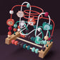 Montessori Wooden Roller Coaster Bead Maze Abacus
