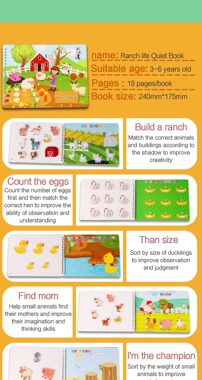 Montessori Baby Busy Book