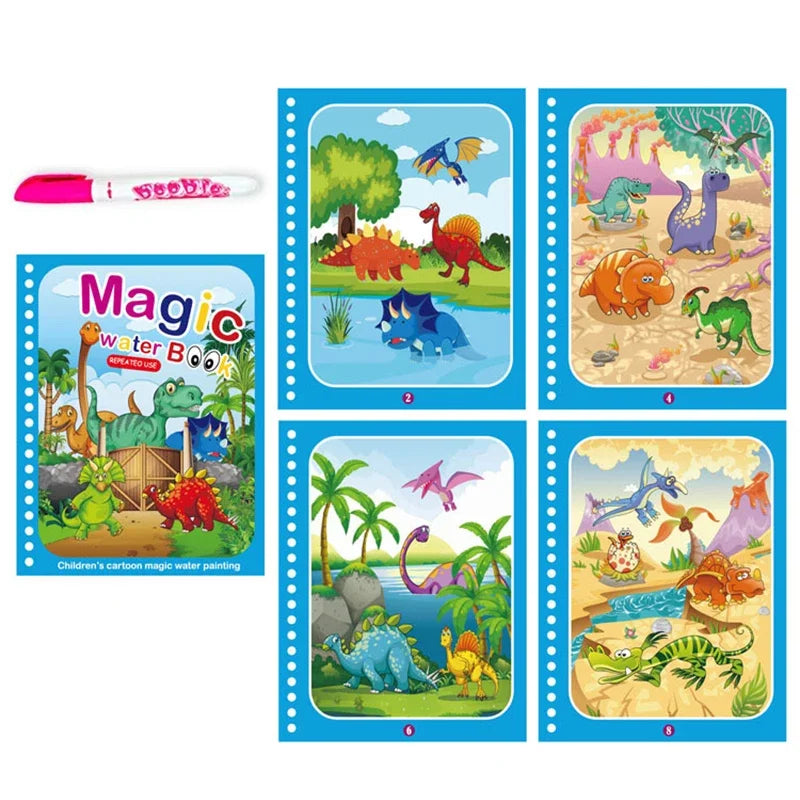 Magic Water Drawing Book