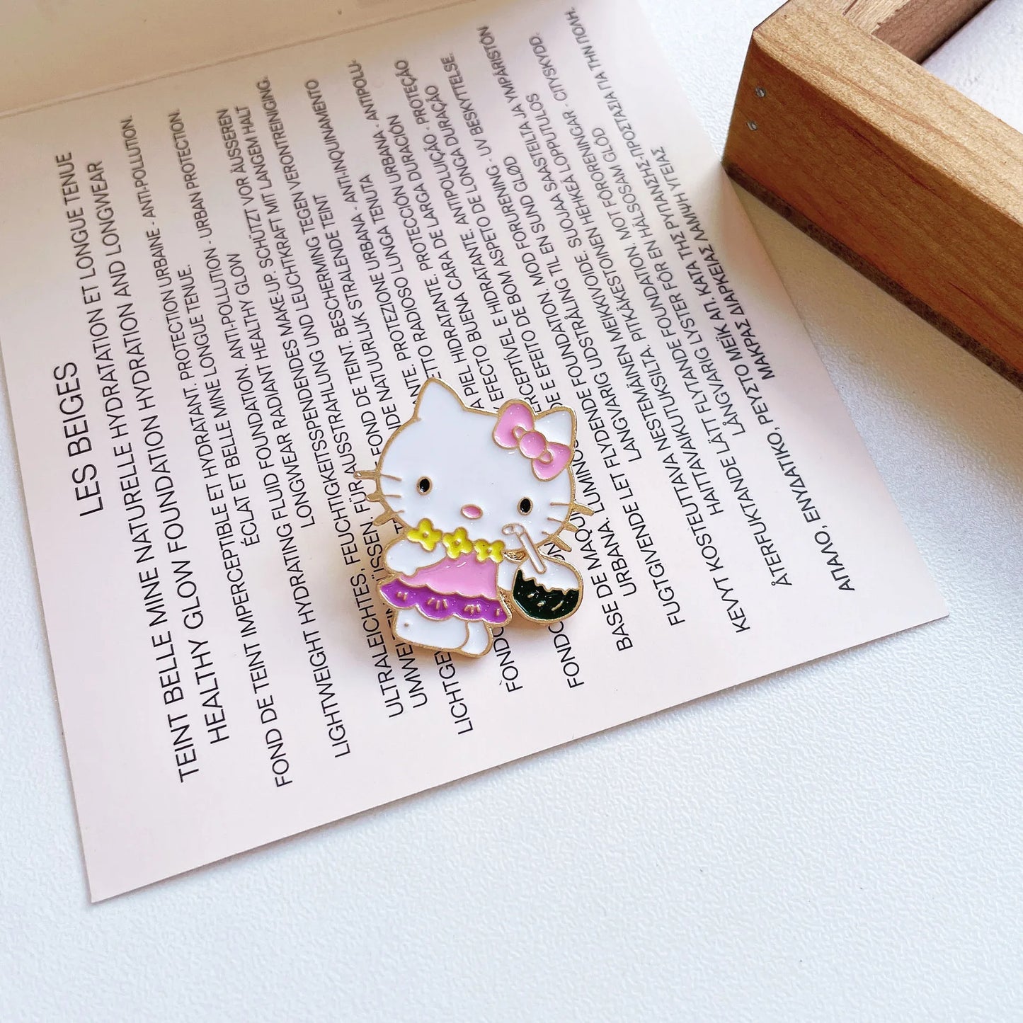 Anime Kitty Cat Enamel Brooch